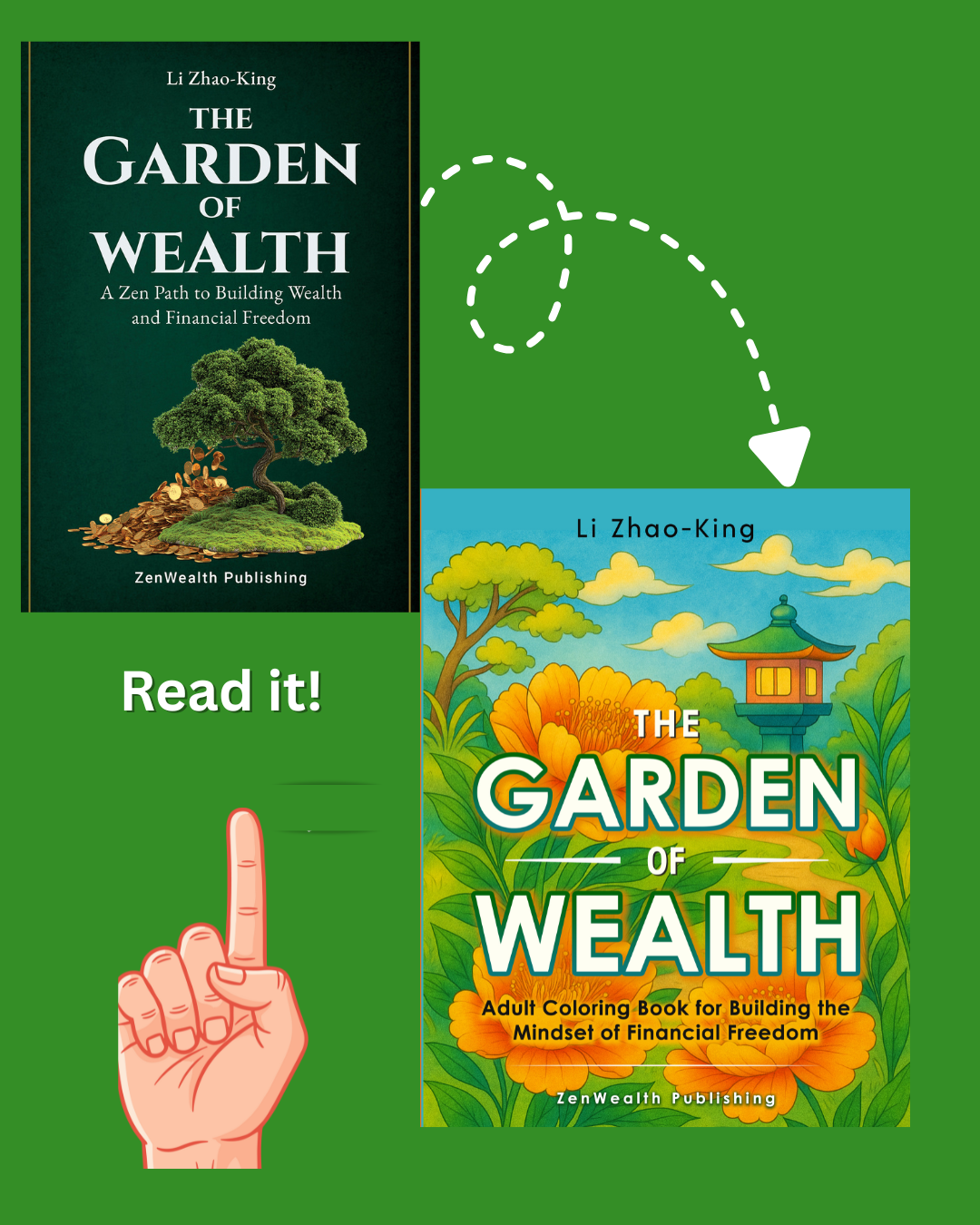 The Garden of Wealth - Adult Coloring Book for Building the Mindset of Financial Freedom